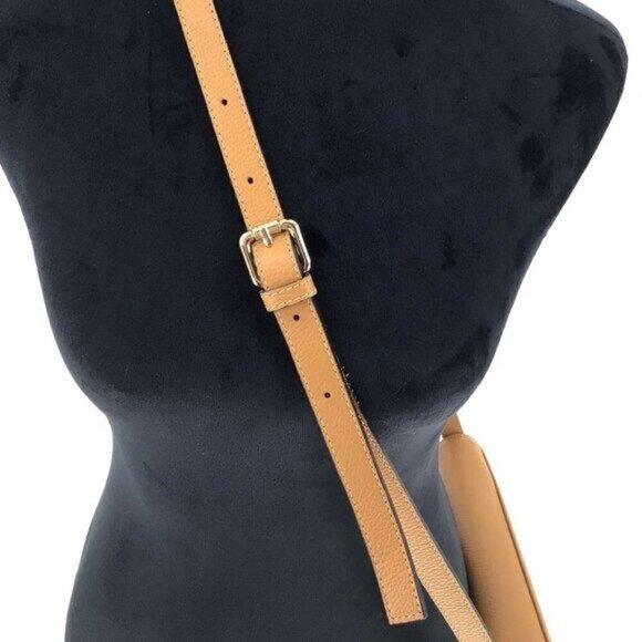 Valentino by Mario Valentino Shoulder Bag Removable Strap Clutch Tassel Pebbled - Picture 8 of 9